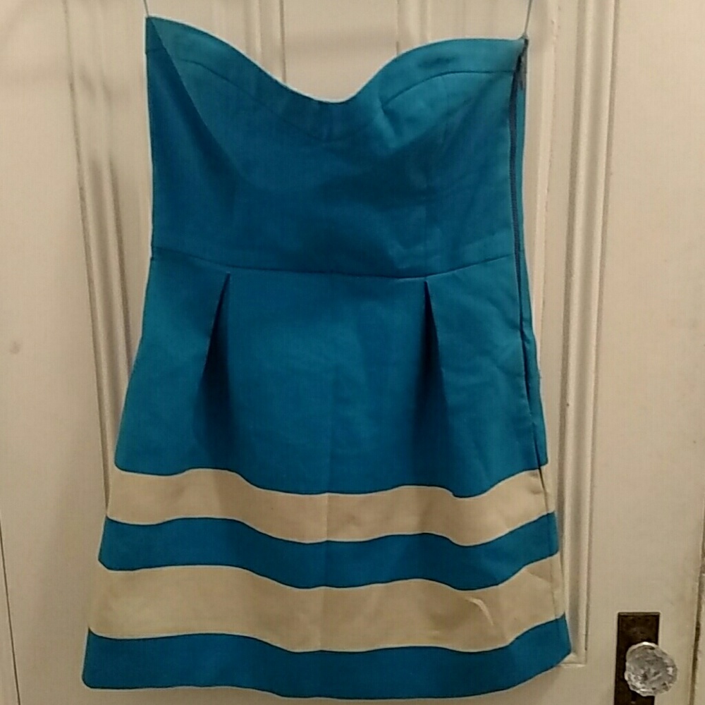 Strapless sweetheart Zara dress with pockets